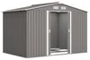Outsunny Gerätehaus Geräteschuppen Gartenhaus Grau 277 x Produktbild-Vorschau 1
