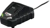 A black battery charger with a power cord is shown against a white background. Produktbild-Vorschau