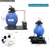 Wiltec Filtre à sable et particules – 550 W – capacité 38 l Voir les images du produit 8