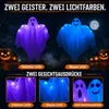 Halloween Deko Geister 2er Set, zwei verschiedene Produktbild-Vorschau 6