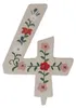 Geburtstagszahl "4" - Holz, 10 cm, 1 St. Produktbild-Vorschau 2