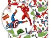Marvel Avengers Spannbettuch  Hulk, Flash Iron man- Einzel Produktbild-Vorschau 2