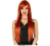 Lange glatte rote Haarperücke REDHEAD Prom Produktbild-Vorschau 1