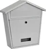 Skrzynka na listy MODERN B 365x365x133 mm, słupek, biała Podgląd zdjęcia produktu 1
