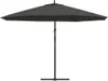 vidaXL Ampelschirm mit Aluminium-Mast 350 cm Anthrazit Produktbild-Vorschau 16