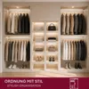 HOOZ® Kleiderstange 80 cm Oval Aluminium [SCHRANK- & Produktbild-Vorschau 5