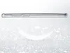 A close-up side view of a silver phone case with glitter embedded in it, placed on a sparkling white surface. Produktbild-Vorschau