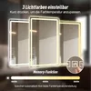 MODFU Rahmenloser Badspiegel mit LED,Badezimmerspiegel mit Produktbild-Vorschau 5