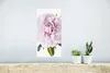 MuchoWow® Poster Draufsicht auf eine rosa Pfingstrose 20x40 Produktbild-Vorschau 5