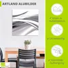 ARTland Wandbild Alu für Innen & Outdoor Schöne graue Welle Produktbild-Vorschau 3