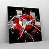 Wanduhr - Quadrat - Glasuhr - Grafische komposition Produktbild-Vorschau 4