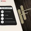 DOMINO Türgriff Blind Drückergarnitur | Langschildgarnitur Produktbild-Vorschau 5