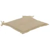 vidaXL Cuscini per sedie da giardino 4 pz. Beige 40x40x3 cm Anteprima dell’immagine prodotto 11