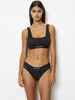 Marc O´Polo Damen Bralette Iconic Rib - Schwarz - Größe S Produktbild-Vorschau 2