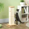 PawHut 3-in-1 Kratzstamm, 67cm Kratzsäule, Produktbild-Vorschau 2