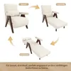 A collage showing a cream-colored armchair in three different configurations: as a chair, as a lounge chair, and as a bed. Arrows indicate the transformations between the modes. Náhled obrázku produktu