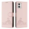 Leder Hülle für Motorola Moto G73 Süße Katze Flip Case Produktbild-Vorschau 2