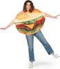 Costume da hamburger divertente unisex colorato - taglia Anteprima dell’immagine prodotto 2