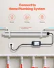 A VEVOR UV water purifier is shown connected to a home plumbing system, illustrating its versatility for shower, drinking, and cleaning applications. Anteprima dell’immagine prodotto