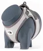 Curli Clasp Vest Geschirr Glow Reflective Gray, Größe: L Produktbild-Vorschau 6