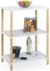Étagère sur pied Relaxdays, 3 niveaux, MDF et bambou, D x l Voir les images du produit 1