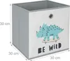 Set da 3 Relaxdays, contenitori per bambini, graziosi Anteprima dell’immagine prodotto 4