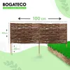 5 x BOGATECO Beeteinfassung aus Weide | 100 cm Lang & 40 cm Produktbild-Vorschau 3
