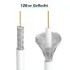 hb-digital 20m SAT Anschluss Kabel 100dB mit 2 x F-Stecker Produktbild-Vorschau 2