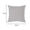 Kissenbezug 60x60 cm silber Struktur Leinenoptik Produktbild-Vorschau 3