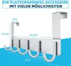 Türhaken, Türgarderobe zum Einhängen mit 5 Haken - Produktbild-Vorschau 5