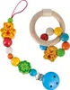 Eichhorn Baby Schnullerkette mit Clip und Beißring Set Holz Produktbild-Vorschau 1