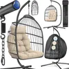 Fauteuil suspendu ELONEO avec support, fauteuil à bascule Voir les images du produit 1