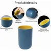 4er Set Zahnputzbecher Kunststoff 330ml matt Produktbild-Vorschau 3