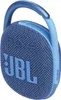 A blue JBL Clip 4 Eco portable Bluetooth speaker is shown against a white background. Podgląd zdjęcia produktu