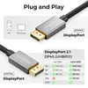 deleyCON 2m 16K 8K UHD DisplayPort Kabel 2.1 40Gbit/s HDR Produktbild-Vorschau 2
