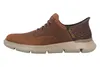 Side view of a single brown sneaker. Náhled obrázku produktu