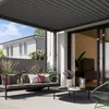 PRIMEYARD Pergola 3x3 m Aluminium-Pfosten mit Lamellendach Produktbild-Vorschau 7