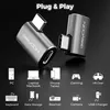 deleyCON USB-C Adapter Winkel 90 Grad (2 Stück) 40Gbps, Produktbild-Vorschau 3