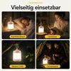 Campinglampe LED wiederaufladbar, Zeltlampe mit 4 Produktbild-Vorschau 5