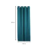 Verdunkelungsvorhang Ösen 300 x 245 cm Petrol Vorhang Produktbild-Vorschau 2