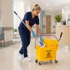 HOMCOM Putzwagen Putzeimer Eimer Fahreimer Reinigungswagen Produktbild-Vorschau 9