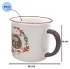 Kaffeebecher aus Porzellan im 2er Set, Niedliches Produktbild-Vorschau 9