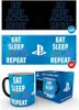Playstation Zaubertasse 'Eat Sleep Repeat' Tasse Produktbild-Vorschau 1
