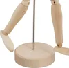 Relaxdays Gliederpuppe 2er Set, 30 cm große Zeichenpuppe, Produktbild-Vorschau 7