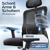 CLOUVOU BrightSeat Bürostuhl Ergonomisch Schreibtischstuhl Produktbild-Vorschau 3