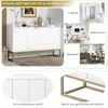 Commode INONEFT avec 4 portes, meuble de rangement avec Voir les images du produit 3