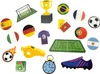 Oblique Unique Fußball Deko Set für WM Motto Party Kinder Produktbild-Vorschau 4