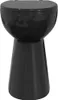 A black toilet on a white background. Produktbild-Vorschau