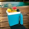 EDA Kühlbox Kunststoff 15 Liter lagunenblau Produktbild-Vorschau 4