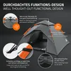 ECD Germany Pop Up Zelt wasserdicht für 4 Personen Camping Produktbild-Vorschau 3